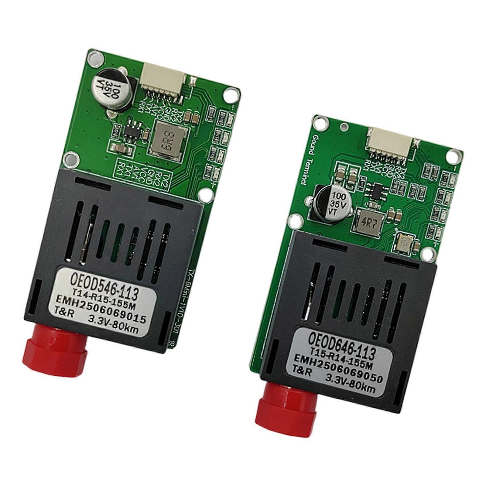 5.5-26V Ground TTL Transceiver Module RX/TX/AV/GND Port TTL to Fiber Module Terminal Drones Accessories Multicolor