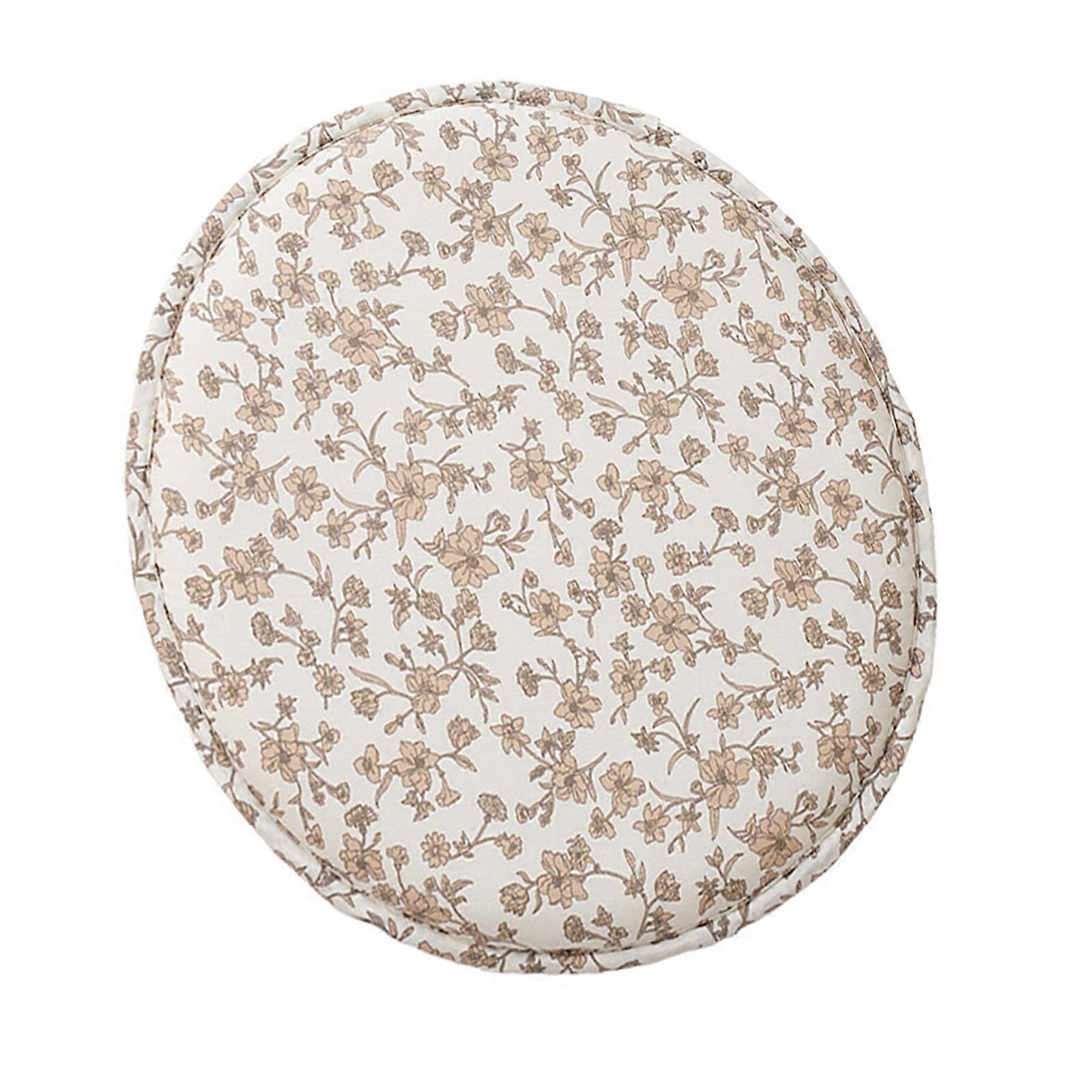 Circle Stool Cushion 13Inch Round Seat Pad with High Density Foam for Dining Chairs and Home Decoration Multicolor