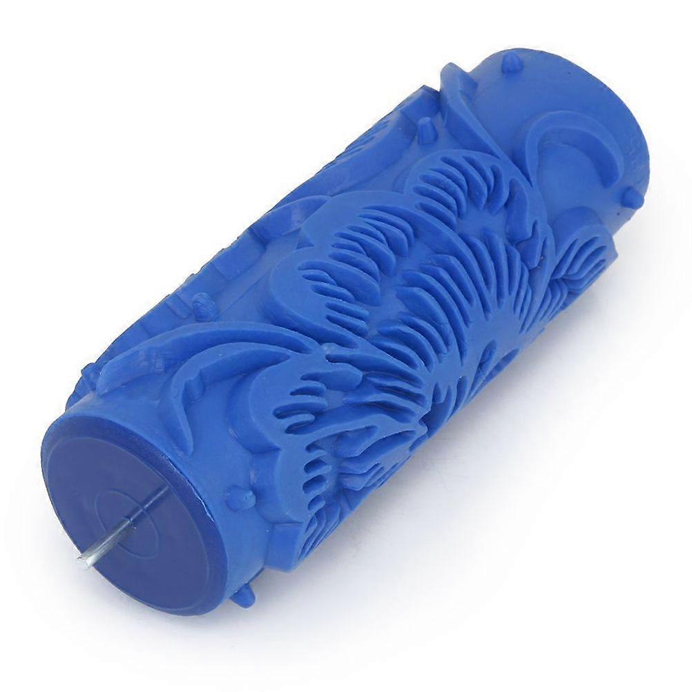 15cm Wall Empaistic Flower Pattern Painting Roller for Decoration Machine (Blue)