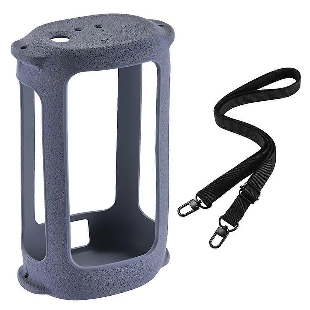 Silicone Case for Ultimate Ears EVERBOOM Wireless BT Speaker, Anti-Scratch Shockproof Protective Sleeve with Shoulder Strap