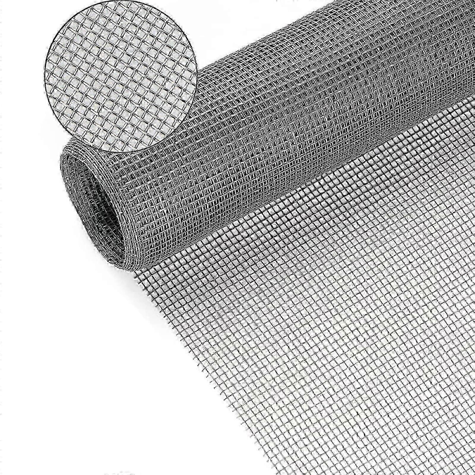 Window Screen Mesh,120cm X 250cm Durable Fiberglass Fly Screens For Windows And Doors Insect Mesh Replacement Fly Net