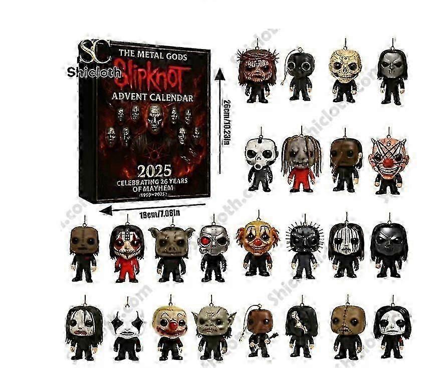 Ημερολόγιο Advent Χριστουγέννων 2025 - Το καλύτερο χριστουγεννιάτικο δώρο για παιδιά, Ημερολόγιο αντίστροφης μέτρησης 24 ημερών, Anime Blind Box, ακρυλικά στολίδια P1