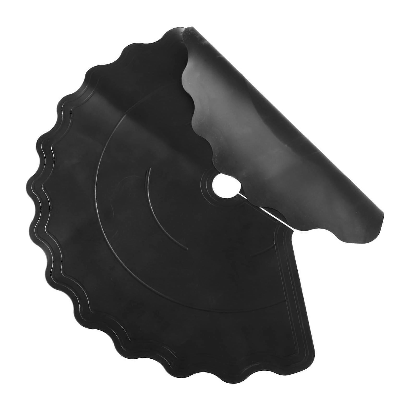 Kitchen Shelf Liner Non‑Silicone Waterproof Cabinet Mat for Under Sink and Corner Spaces Black