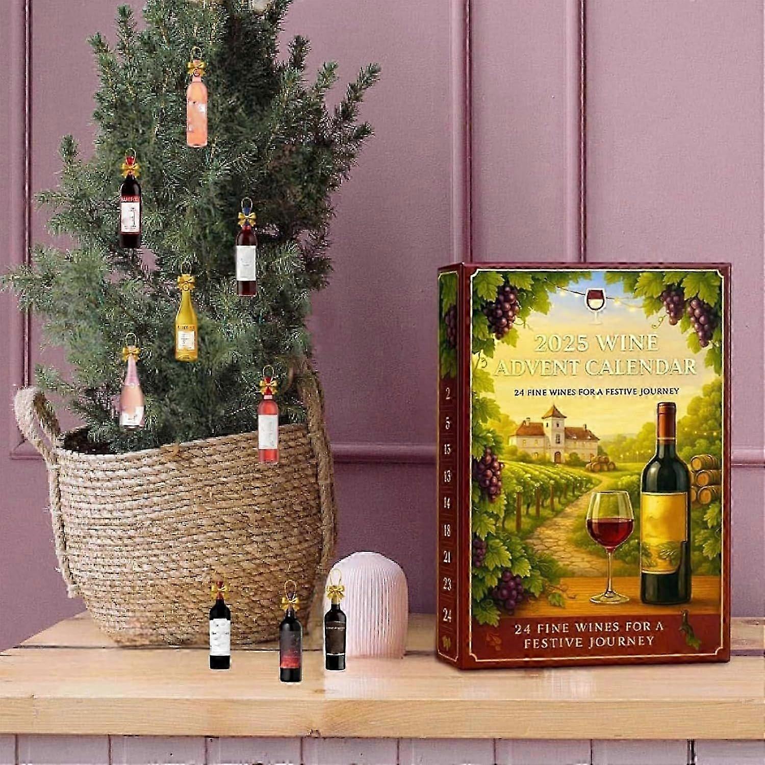 Calendrier De Lavent Vin Rouge