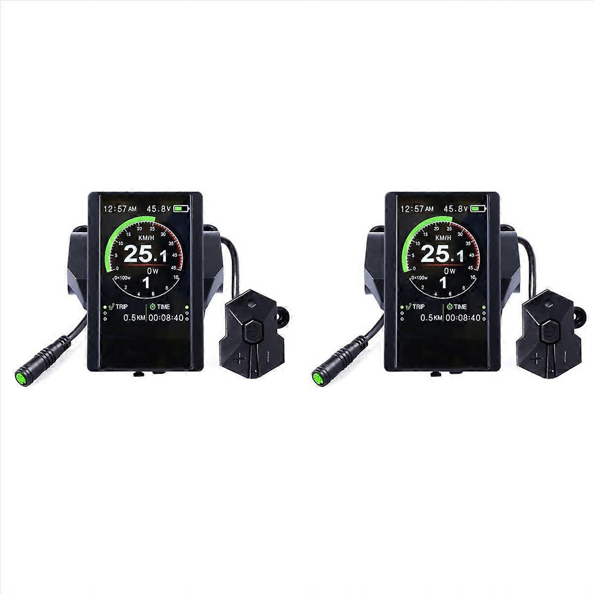 2X Colorful Screen Display P850C Speedometer with 9-Level Assist for Electric Bicycle BBS01B BBS