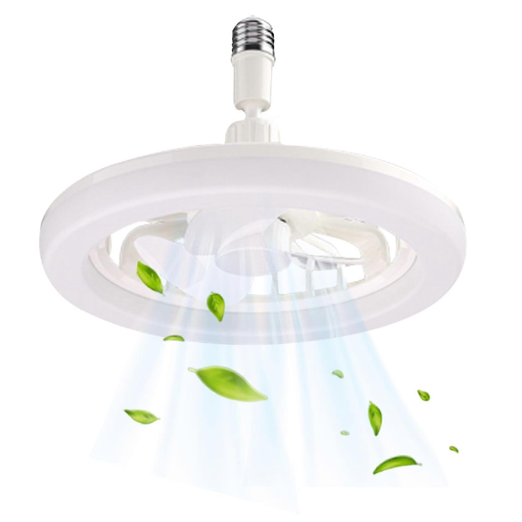 Ceiling Fan with LED Light, 3 Speed Dimming, Timer Function for Bedroom and Kitchen