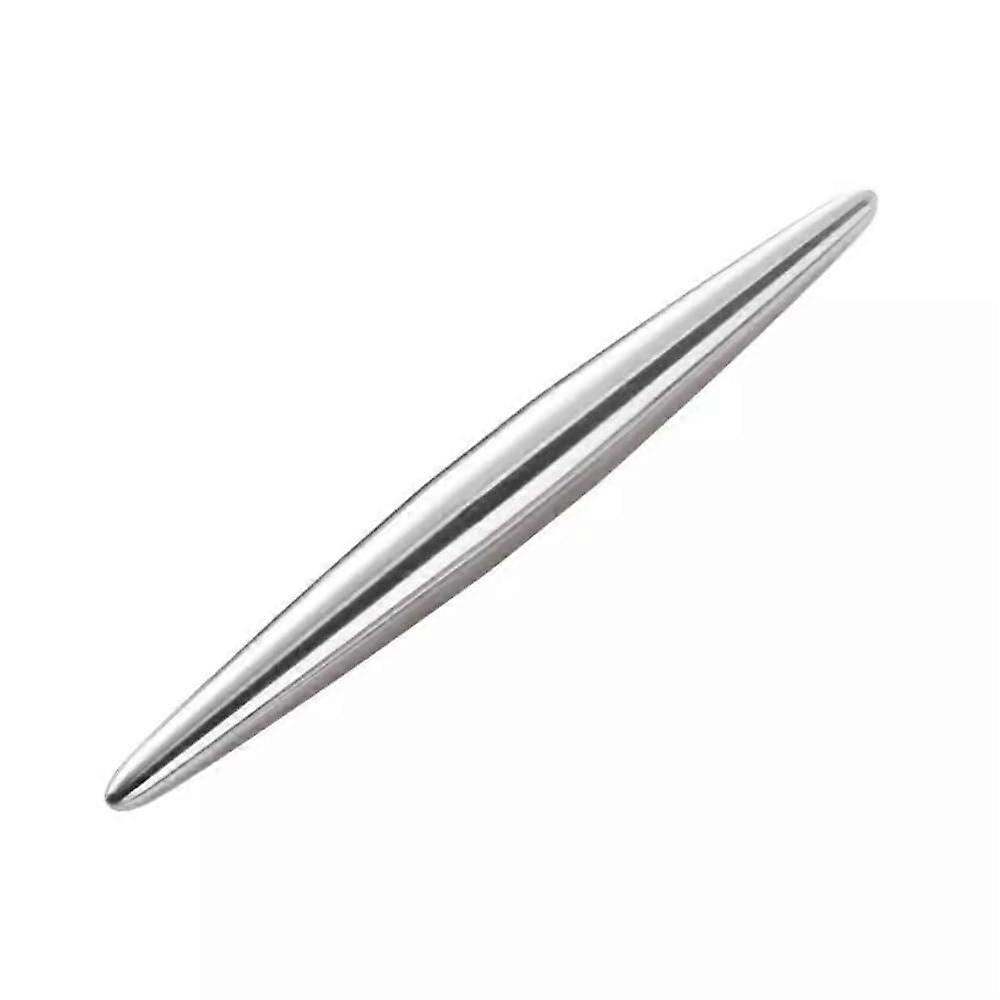 Stainless Steel Rolling Pin 30x2.7cm NonStick Smooth Surface for Baking Pastry Cookie Silver