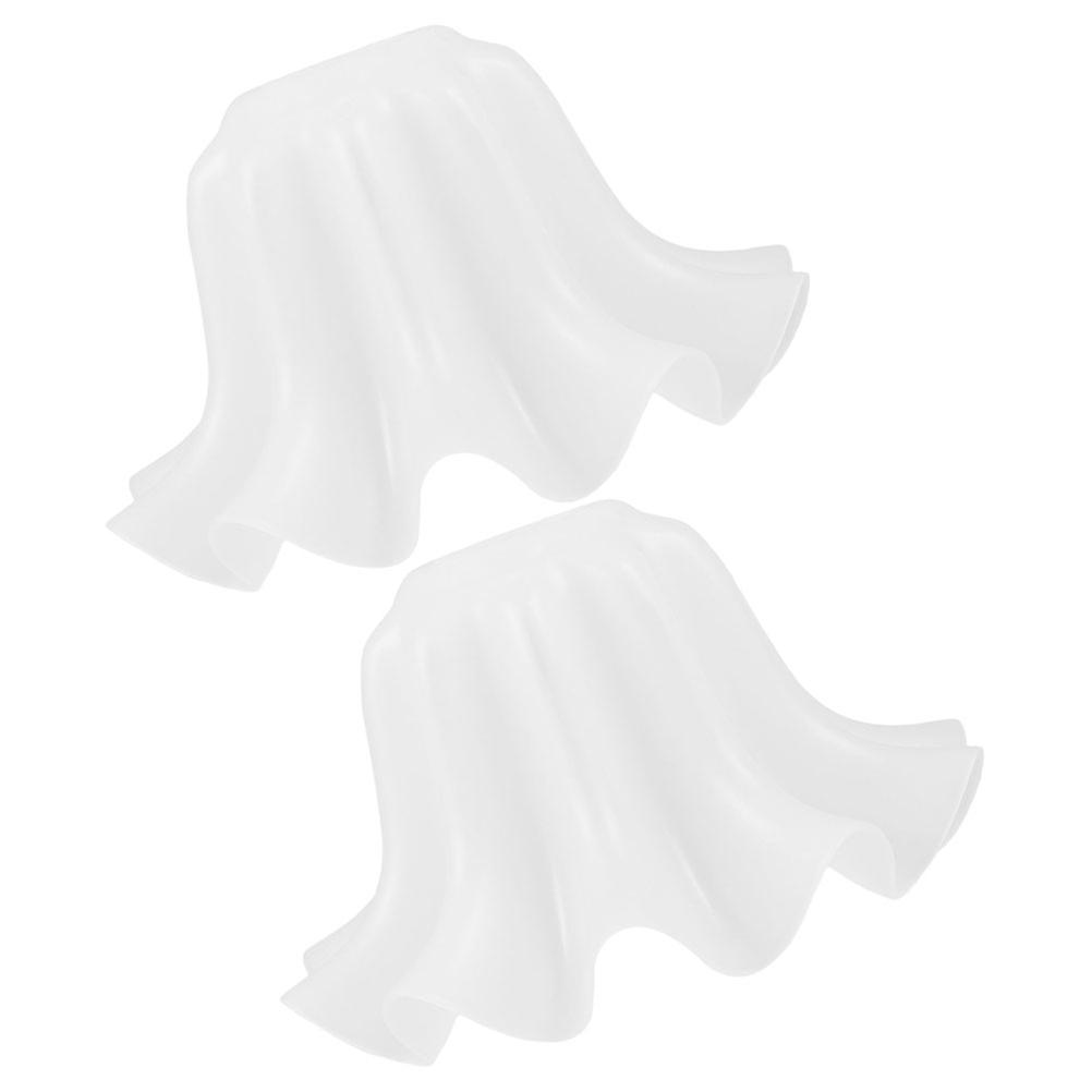 Acrylic Lamp Shade for Ceiling Light with Flower Design 2Pcs