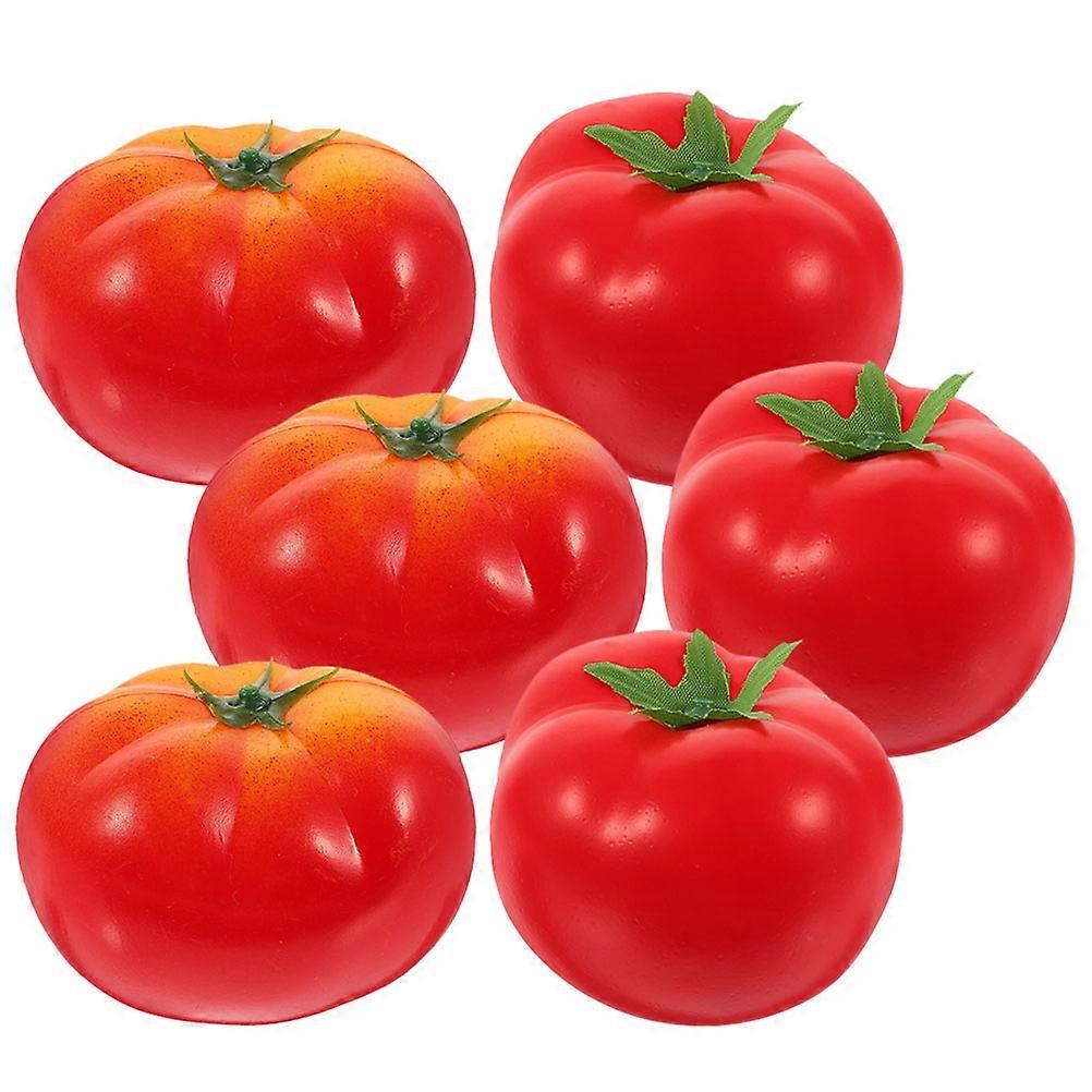 Artificial Tomato Vegetable for Decor 24Pcs Fake Plastic Foam Tomatoes