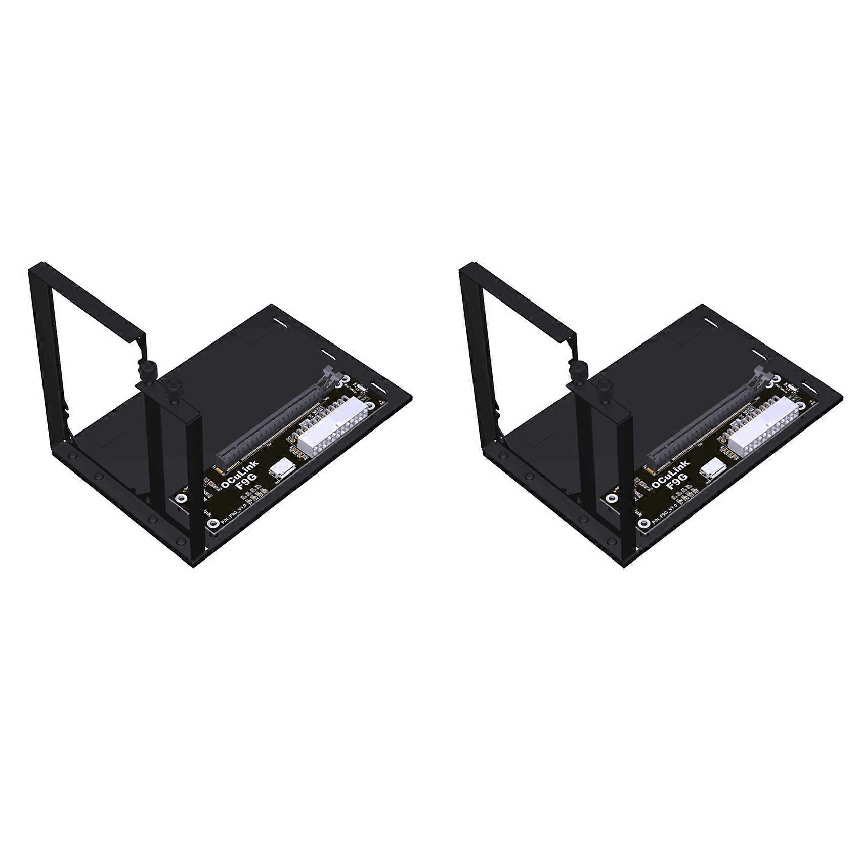 2X F9G-BK7 EGPU OCuLink GPU Dock PCIe4.0 X4 Notebook Laptop to External Video Graphics Card M.2 OcuLink to PCIE X16