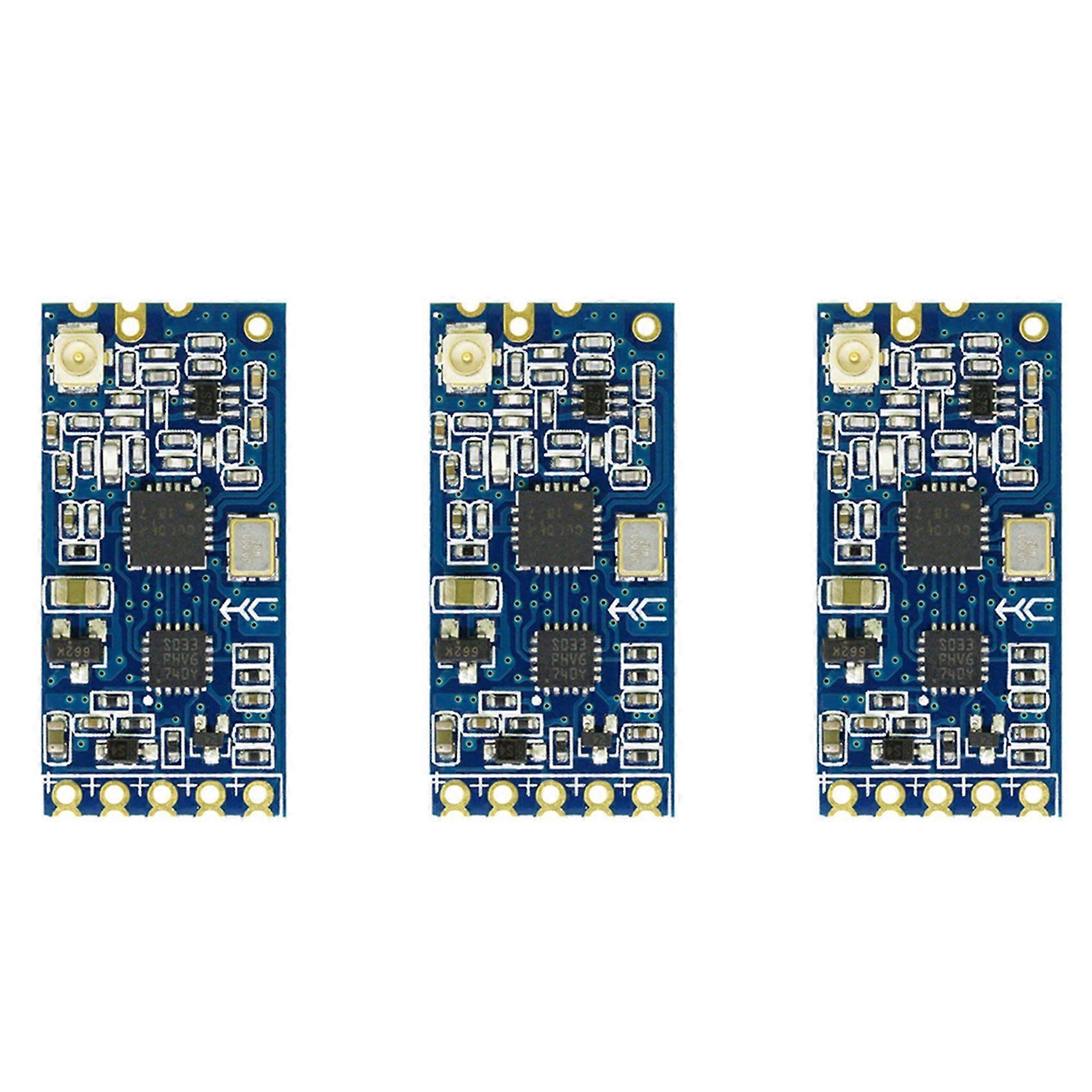 3X HC-12 433Mhz SI4463 Wireless Serial Port Module 1000M Replace Bluetooth HC12