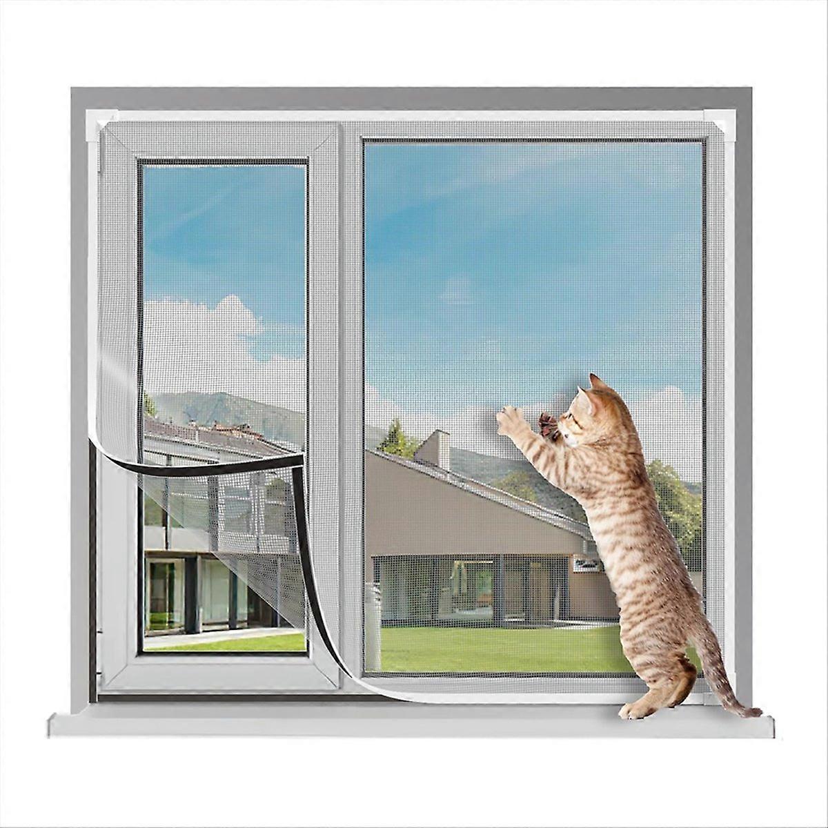 Magnetic Window Screen Adjustable DIY Window Net Screens Mesh