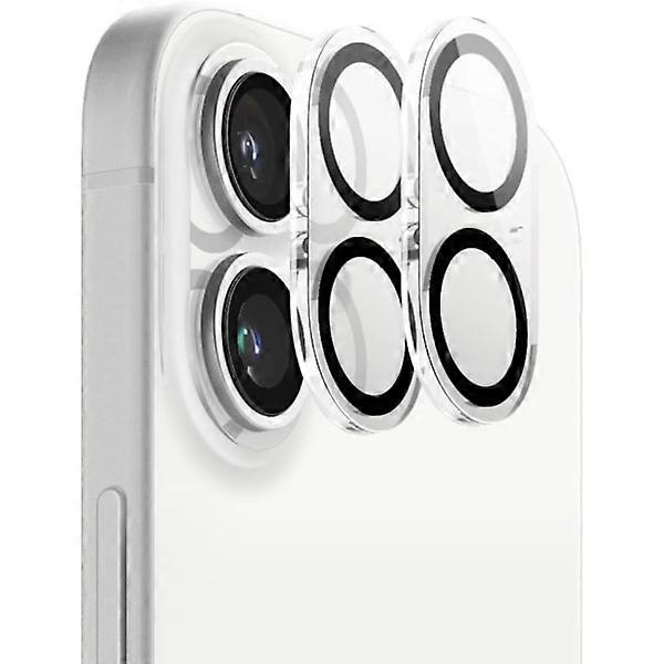 [2-Pack] compatible with iPhone 16 Tempered Glass Lens Protector