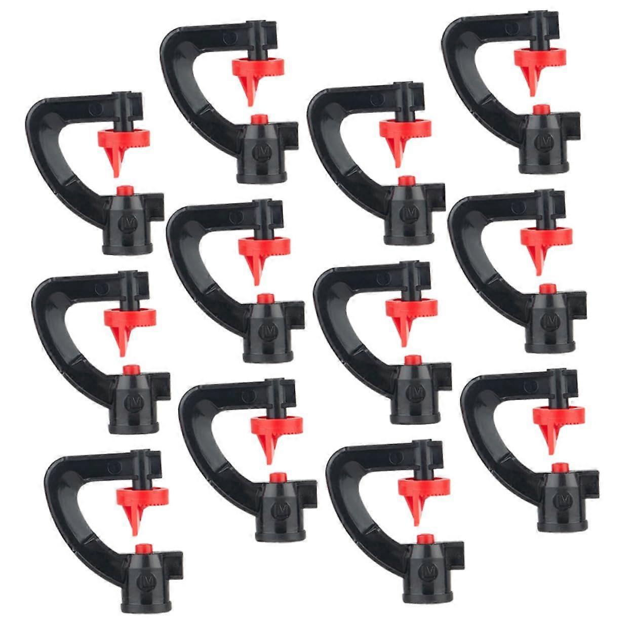 Garden Sprinkler 20 Pcs 180° Rotating WaterSaving Lawn Irrigation Head with Adjustable Spray Pattern