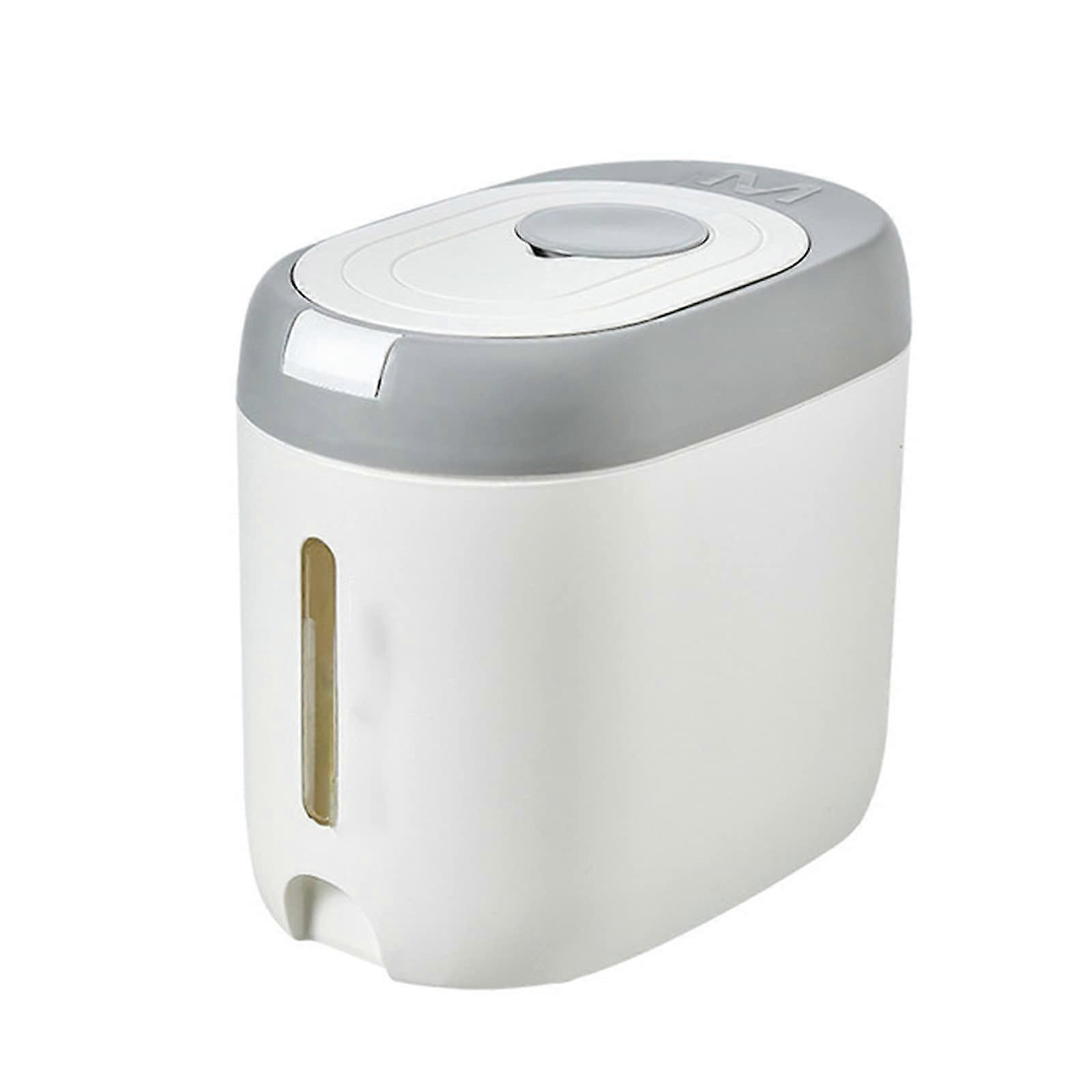 10L Airtight Food Storage Container with Measuring Cup, Large Cereal Dispenser for Pantry Rice and Flour