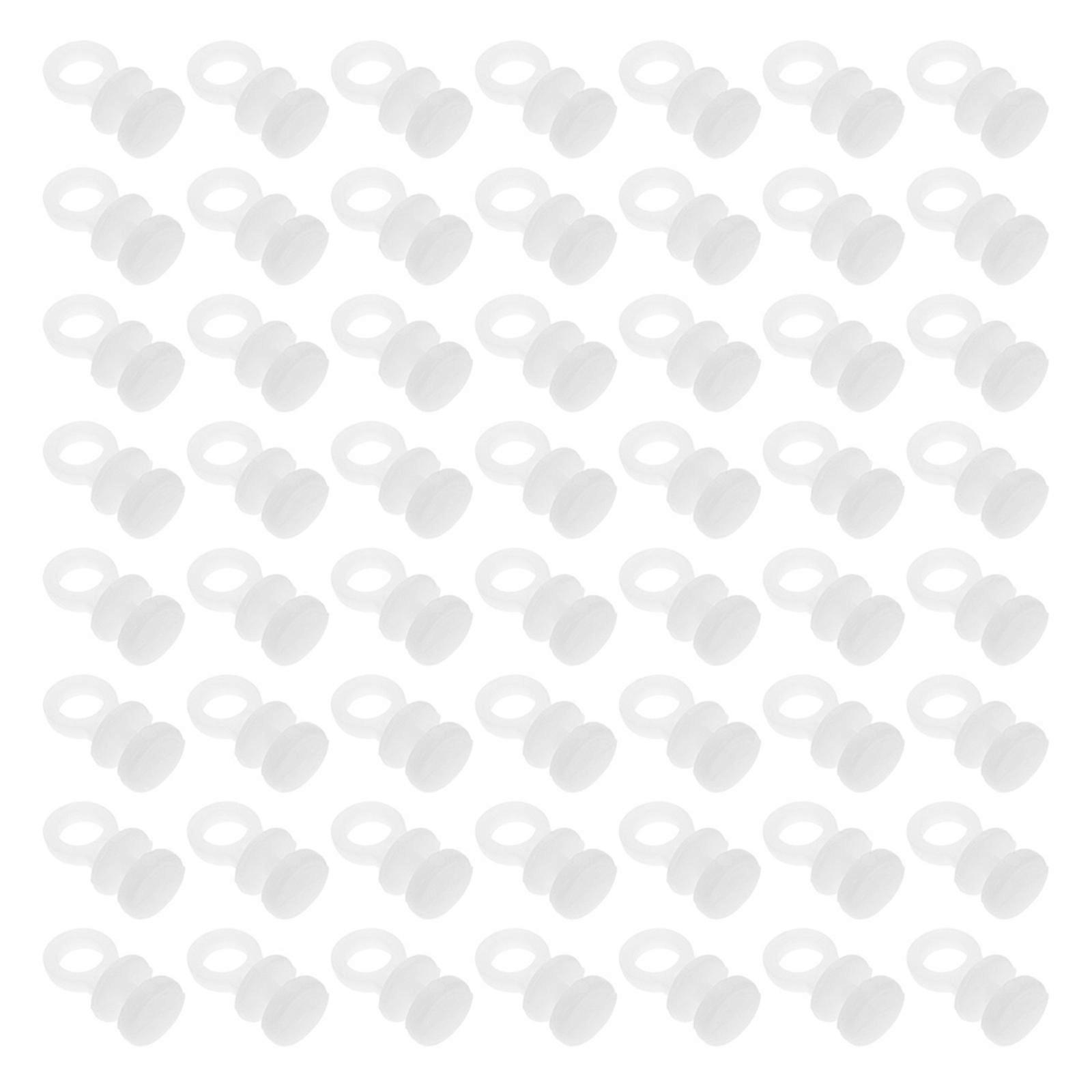 100pcs Curtain Track Rollers Wheel Carrier