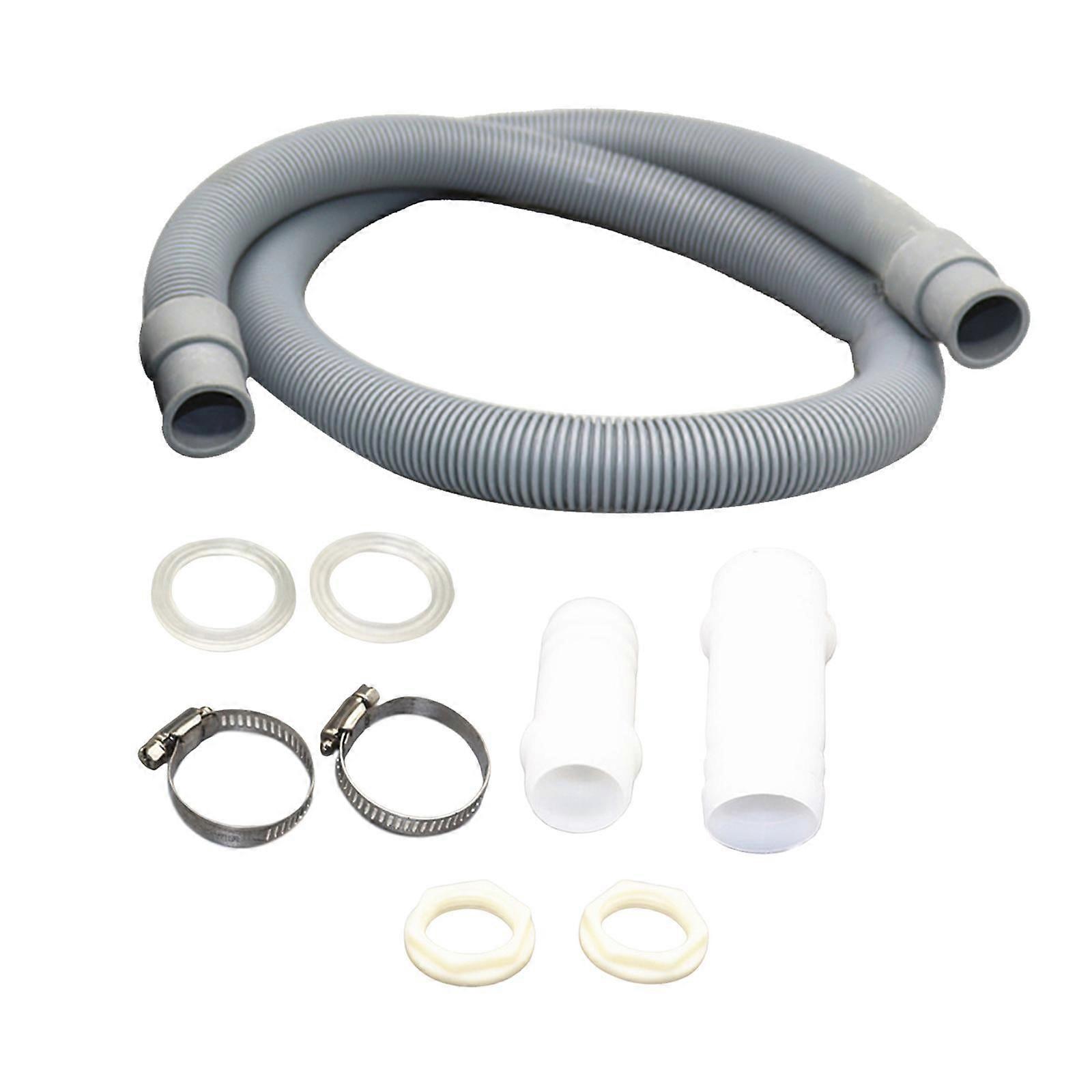 Rain Barrel Overflow Hose 2cm, Compatible with Standard Barrels, Lightweight Durable Connector Pipe for Yard Balcony Water Collection