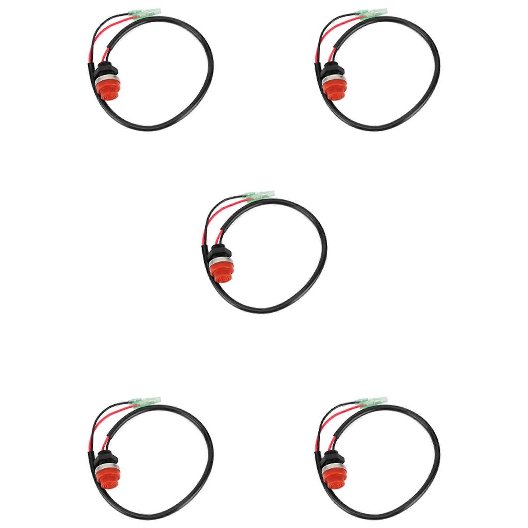 5X Universal Boat Outboard Engine Motor Start Kill Switch Keyless Push Button , Applicable to All for Yamaha Ships