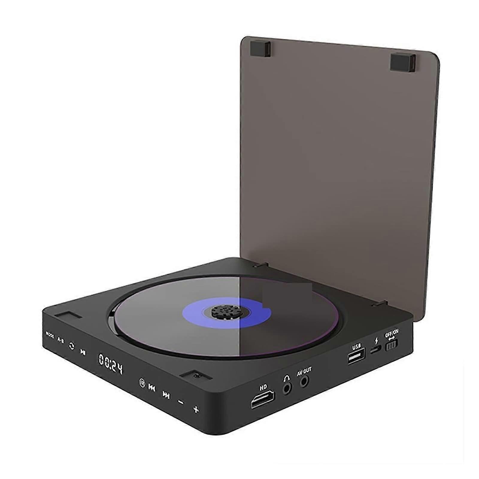 Mini CD Player Home DVD VCD Player 1080P HD Video Portable MultiFunctional Stereo Speakers For TV Projector