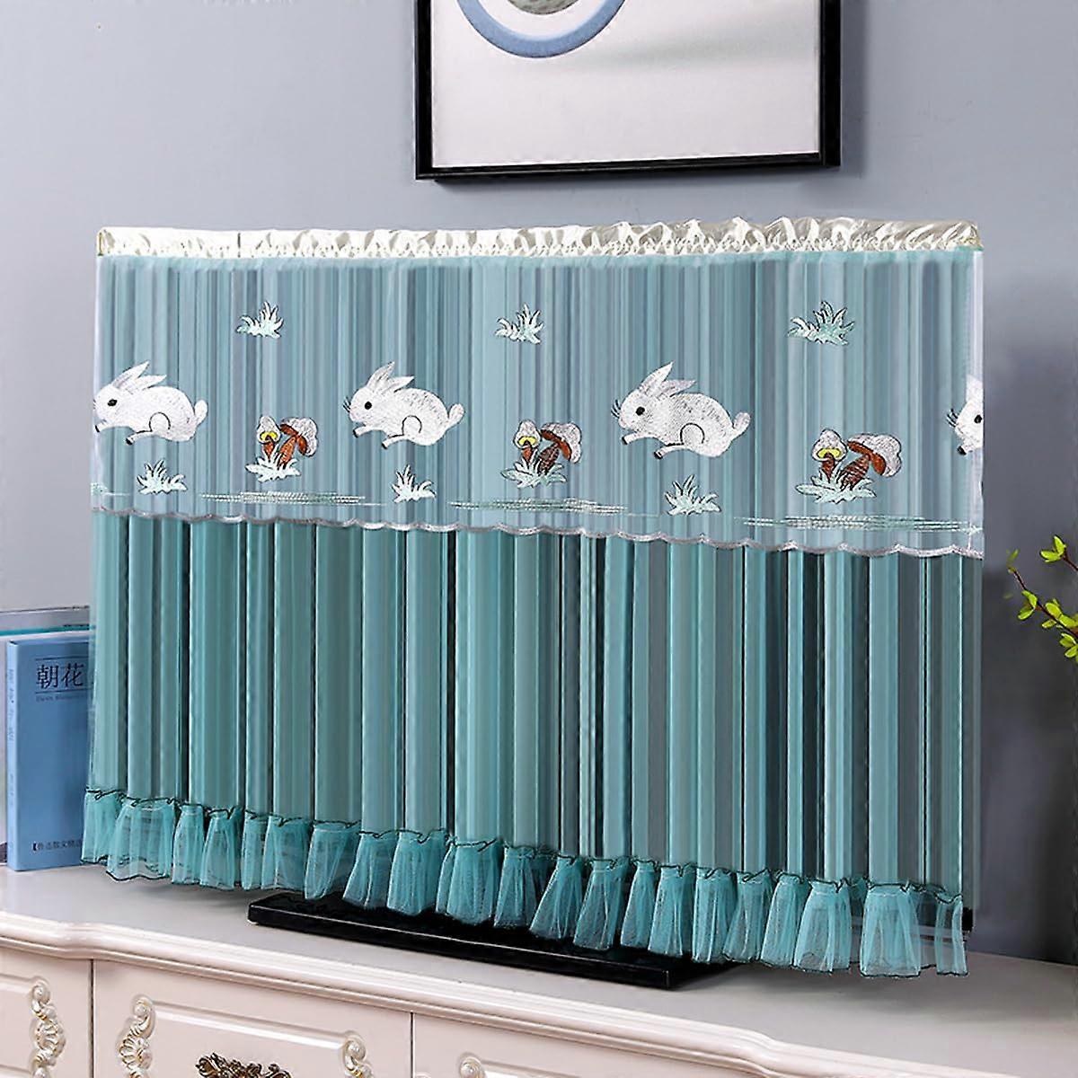 TV Dust Cover Desktop Mounted DustProof Curved TV Cover 3740IN Color B Do Not Remove When Turning On