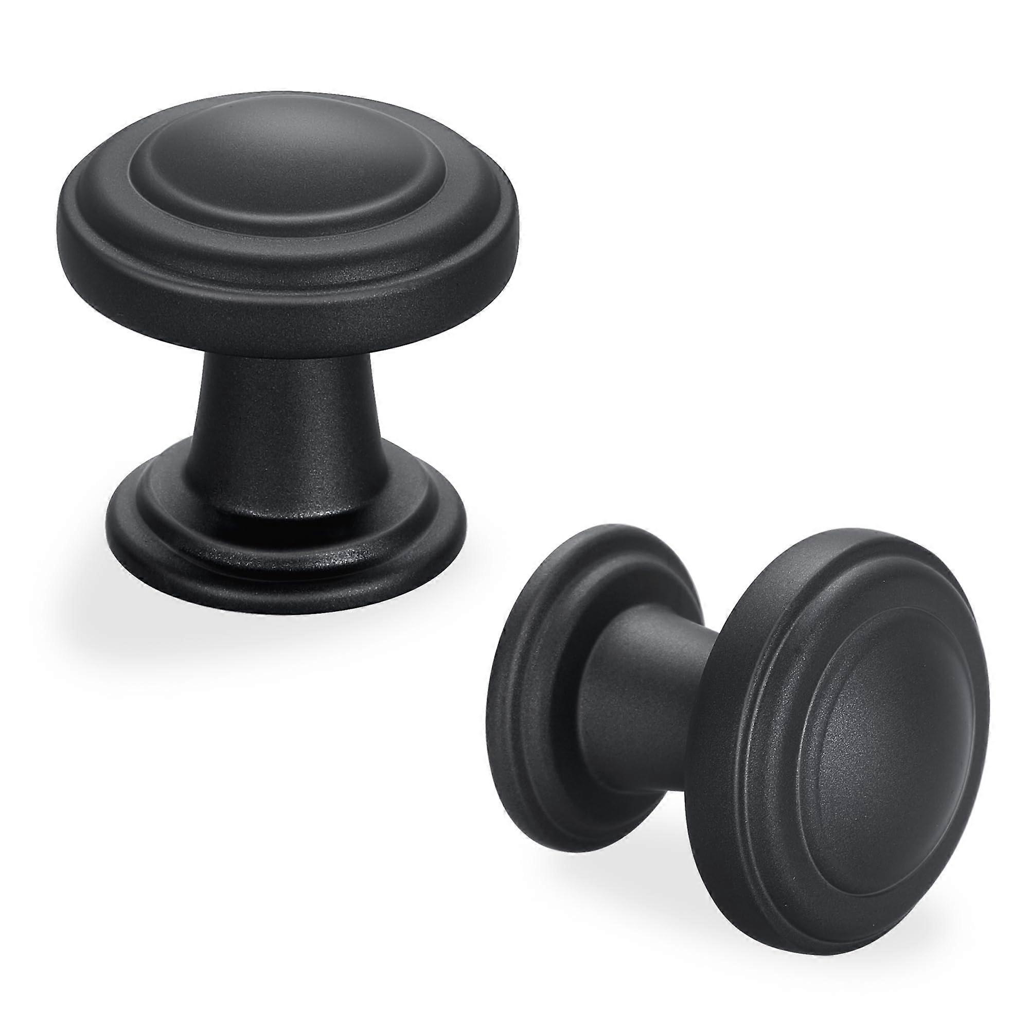 10 Pack Modern Gray Cabinet Knobs and Zinc Alloy Drawer Pulls Rust Resistant for Kitchen
