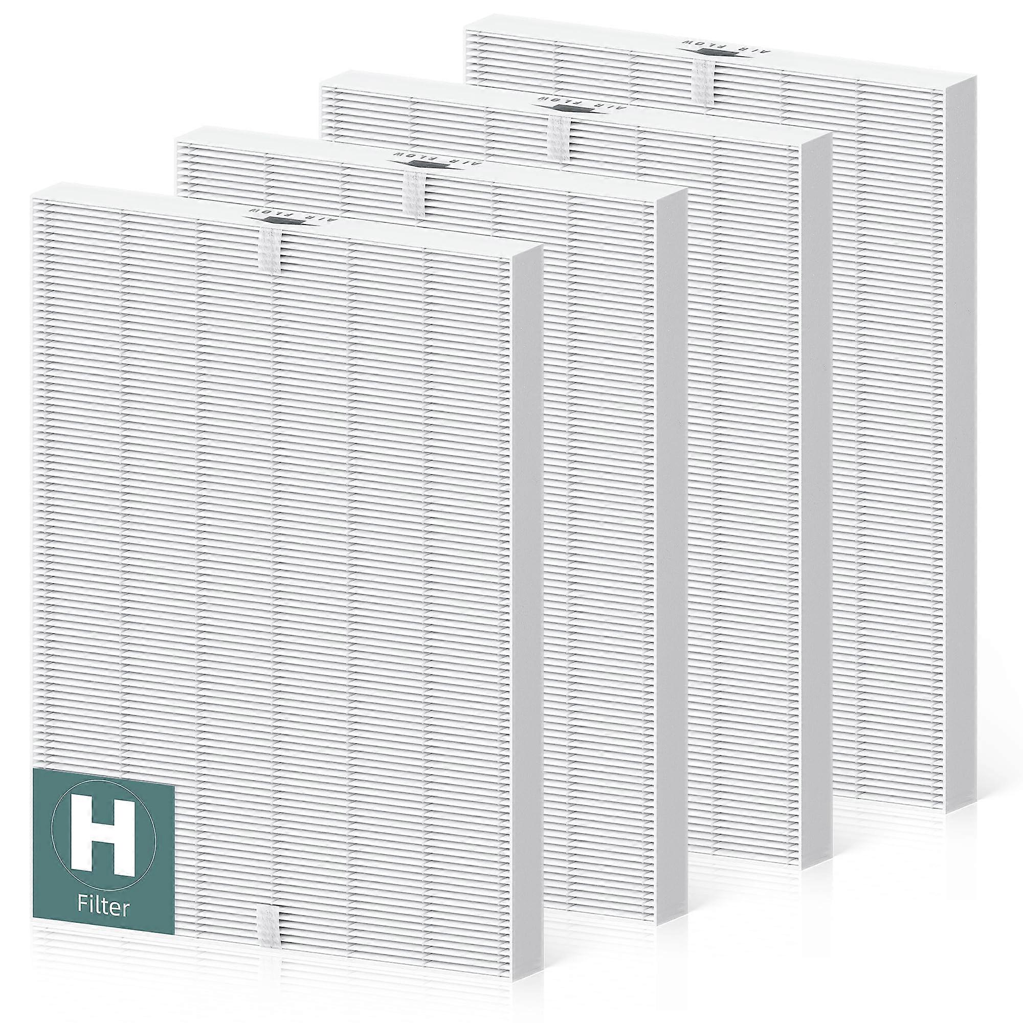 H13 True HEPA Filter 4 Pack with PlasmaWave Carbon for 99.97% Particle Removal for Winix 5500 55002 AM80