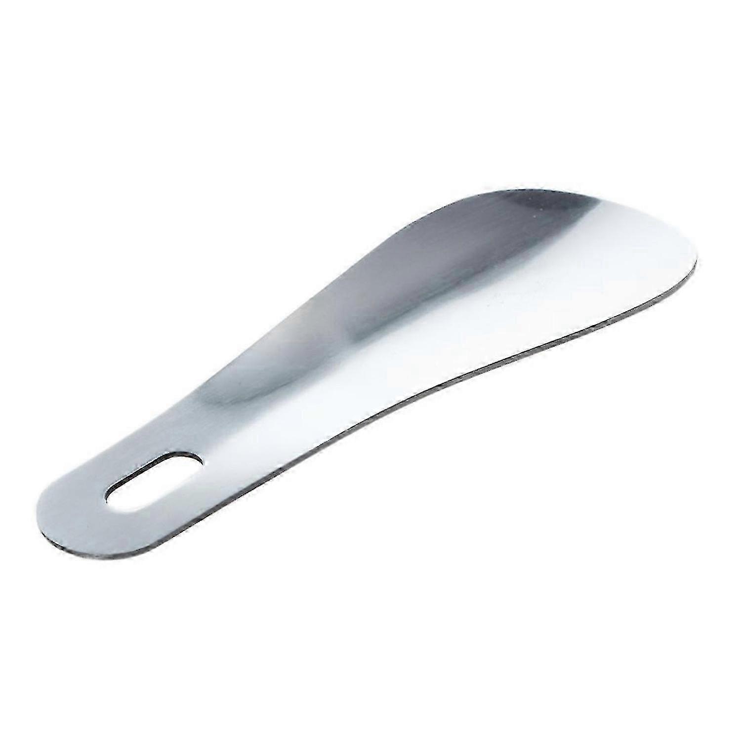 Calçadeira profissional de metal inoxidável de 10 cm (4 polegadas) com colher para sapatos