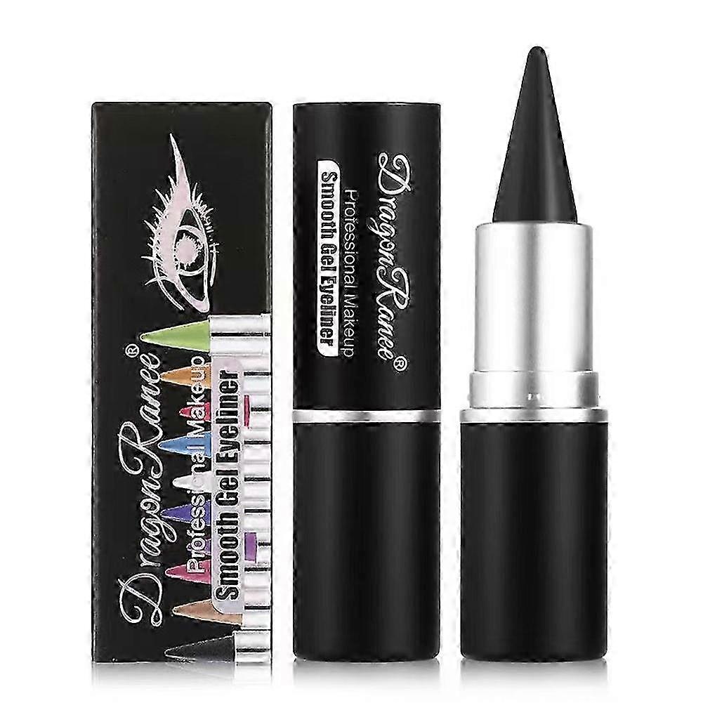 Black Matte Waterproof Quick Drying Black Single Head Solid Eyeliner