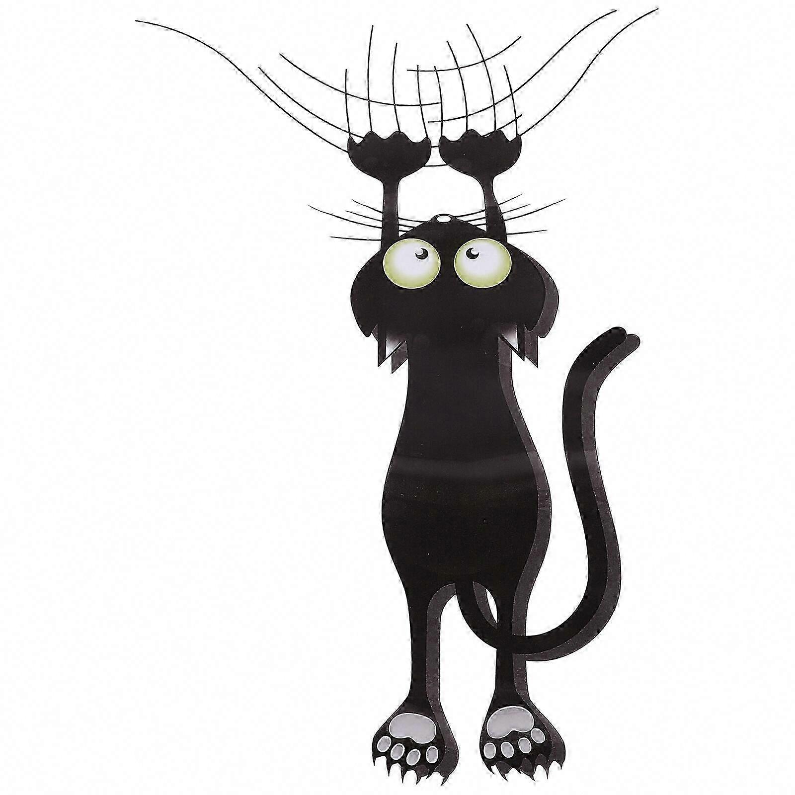 Funny Cat Scratching Car Decals for Doors, Windows, and Bumpers