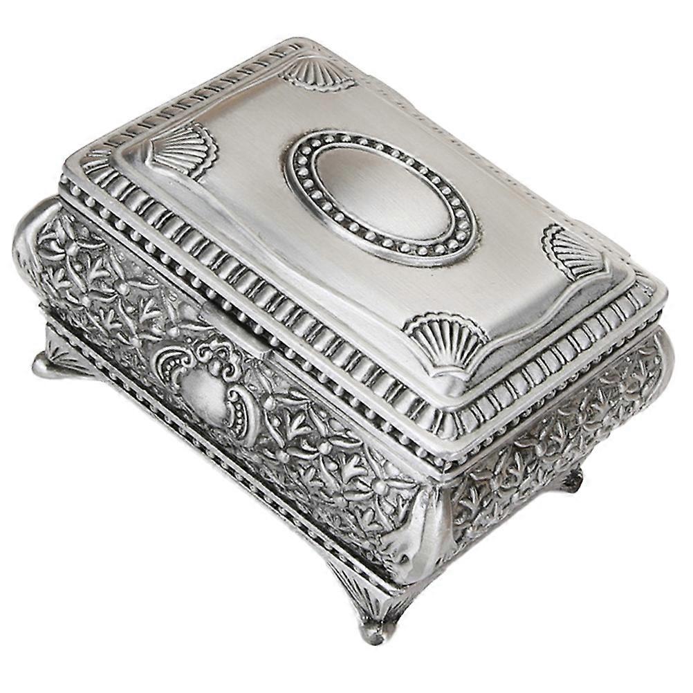 Metal Jewelry Case for Storage 1Pcs Multi-Function Earring Necklace Box