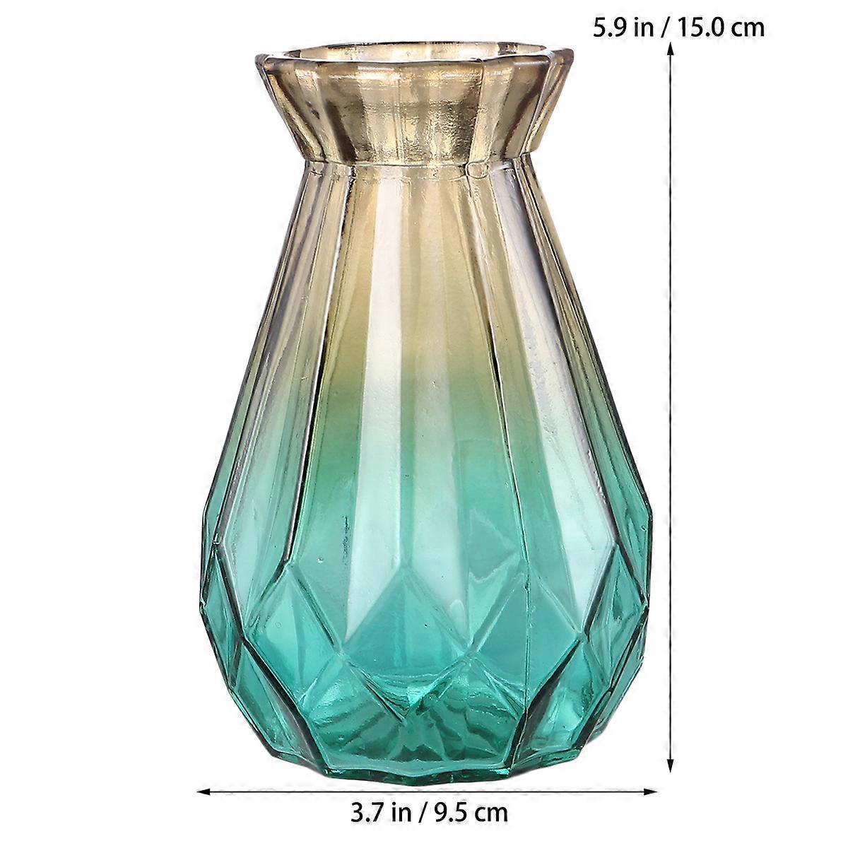 Cylindrical Hydroponic Flower Container Suitable For Office Decoration Assorted Color 3Pcs