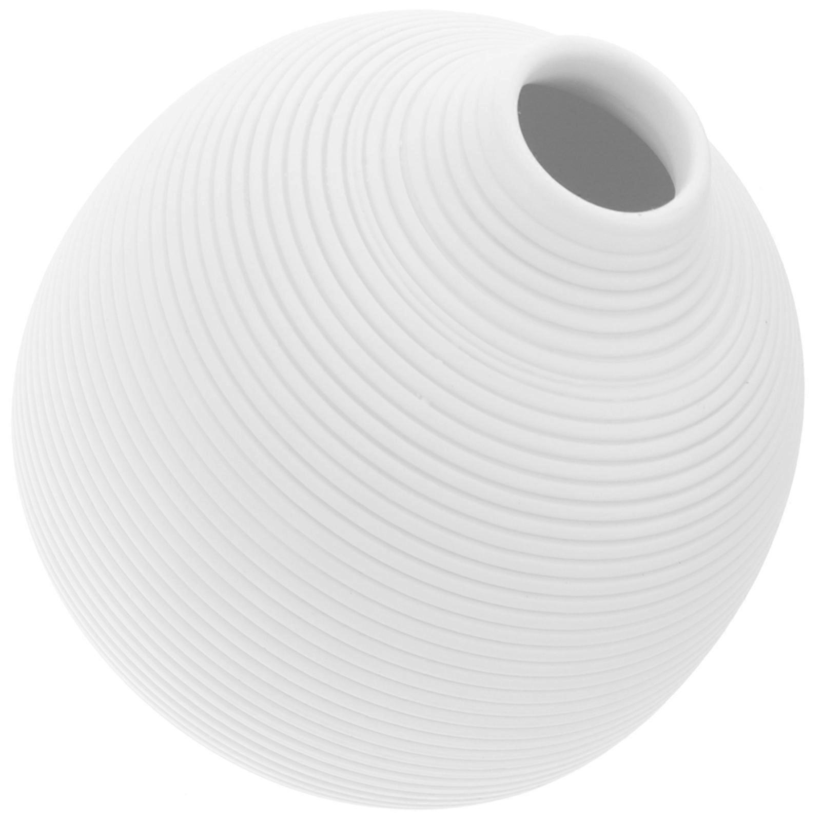 Ceramic Hydroponic Vase for Home Use White Decorative Flower Vase