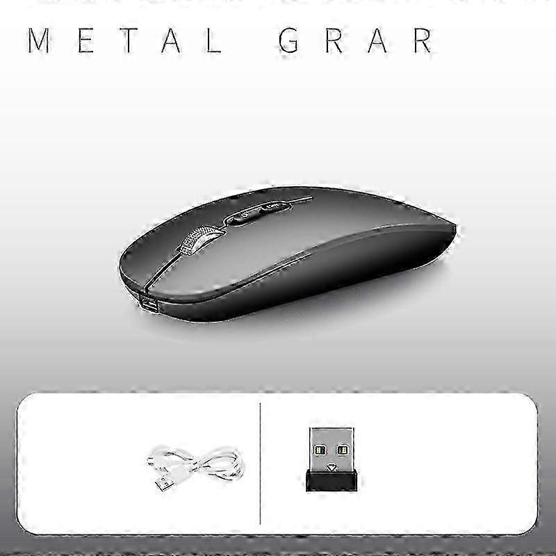 Rechargeable Wireless Mouse Ergonomic Portable Silent Computer 2.4g Mouse For Laptop Android Windows Mac 25-26