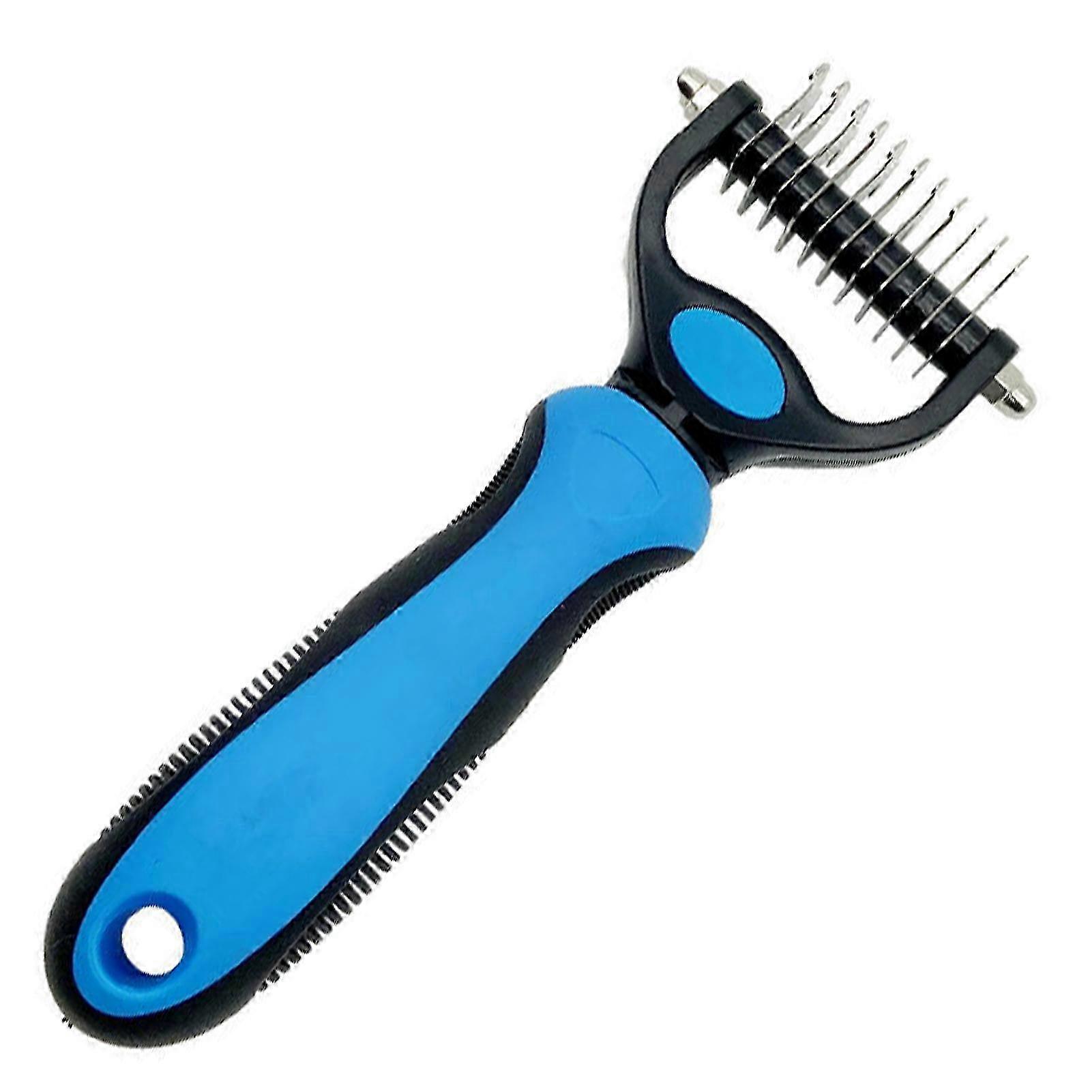 Professional Pet Grooming Rake Comb for Shedding Ultimates Pet Grooming Tool for Removing Mats 25-26