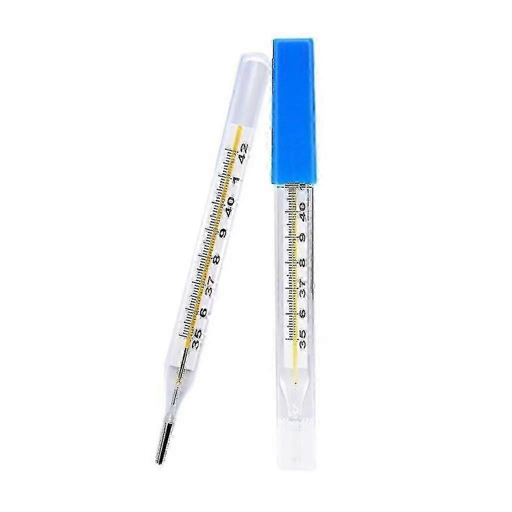 Termometer for voksne, glass oral termometer for feber 35-42c
