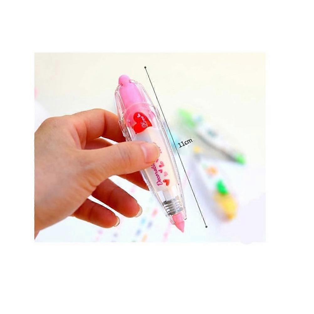 Pink Decorative Correction Tape Pen for Decoration DIY Use