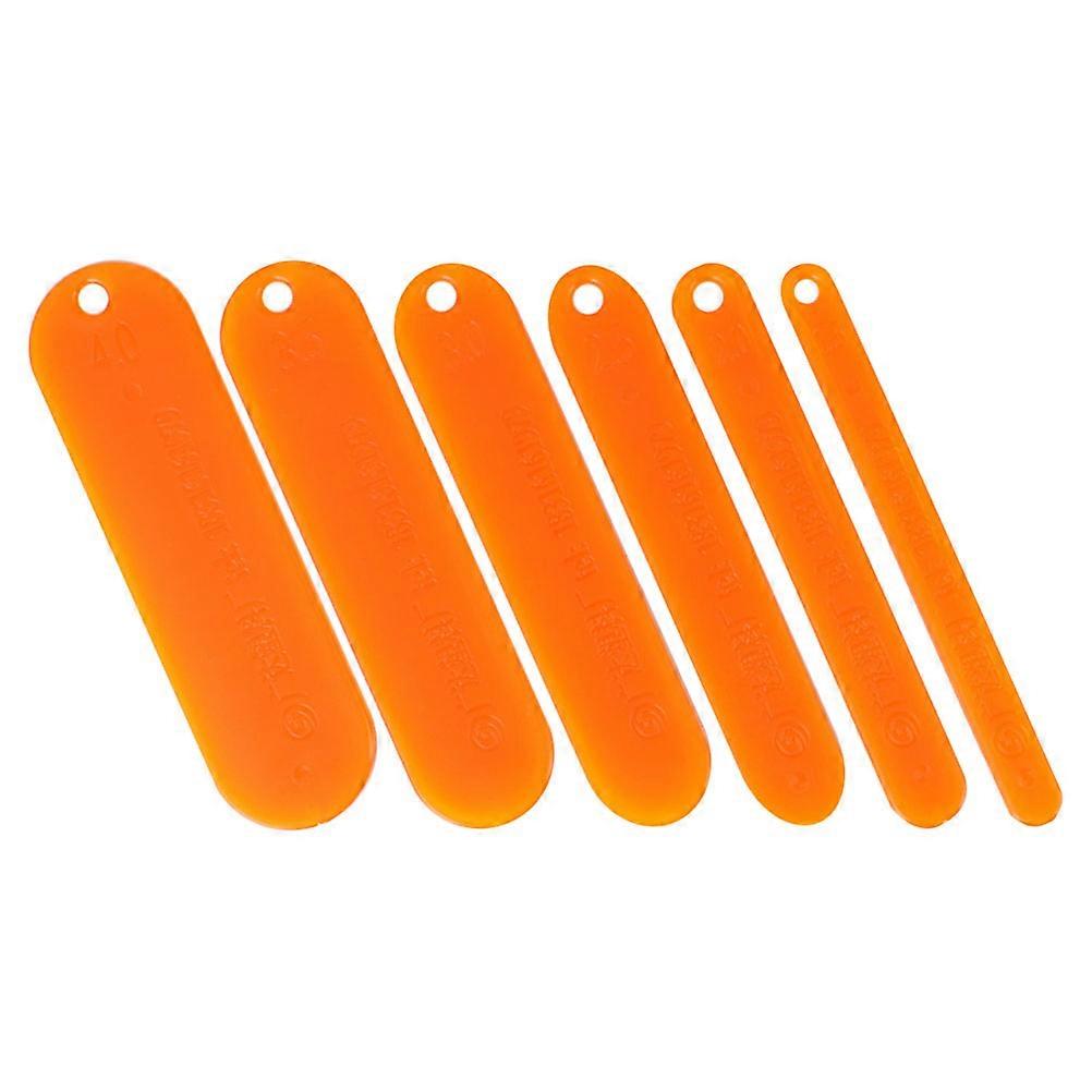 Fishing Net Repair Shuttle Plastic Netting Needle Tool 6Pcs for Mending