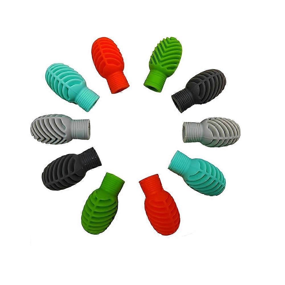 10 Pack Drumstick Weak , Silicone Quiet Tips for Silencing Drumming Practice, Drum Mute Accessories