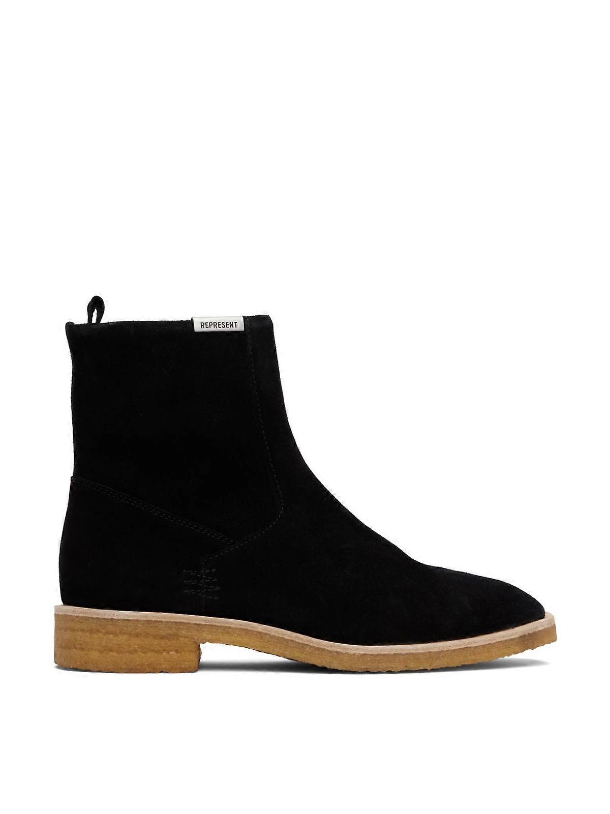 Crepe Suede Chelsea Boots