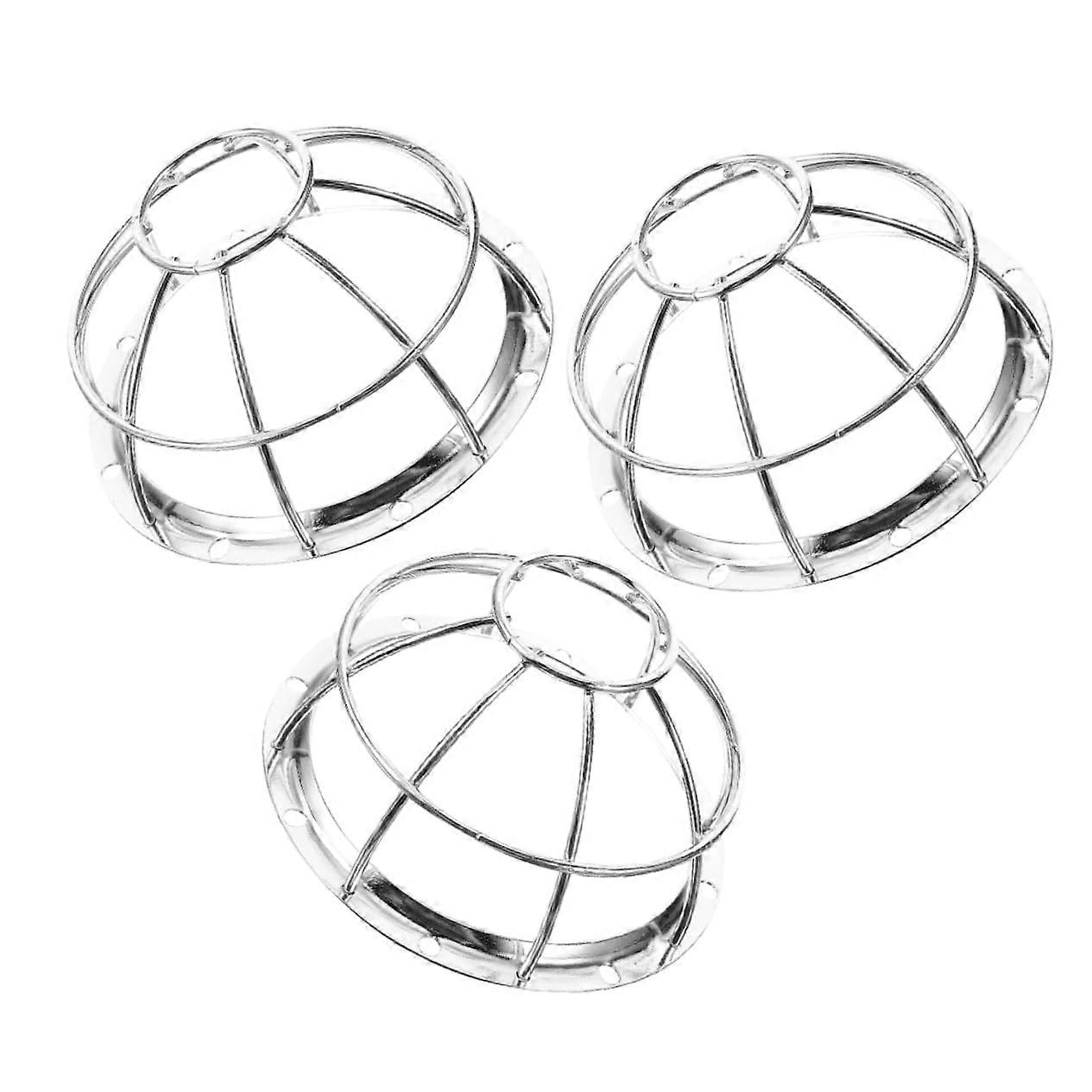 3pcs Smoke Detector Guard with AntiTheft Wire Mesh Fire Alarm Protective Cage