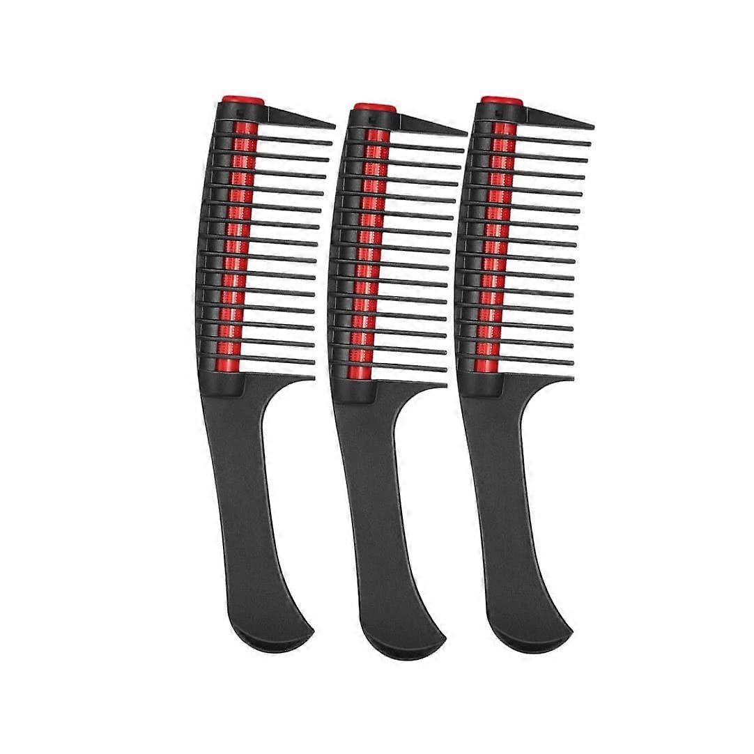 Hair Dye Comb with Detangling Roller for Even Application, Salon Tool Set 3PCS