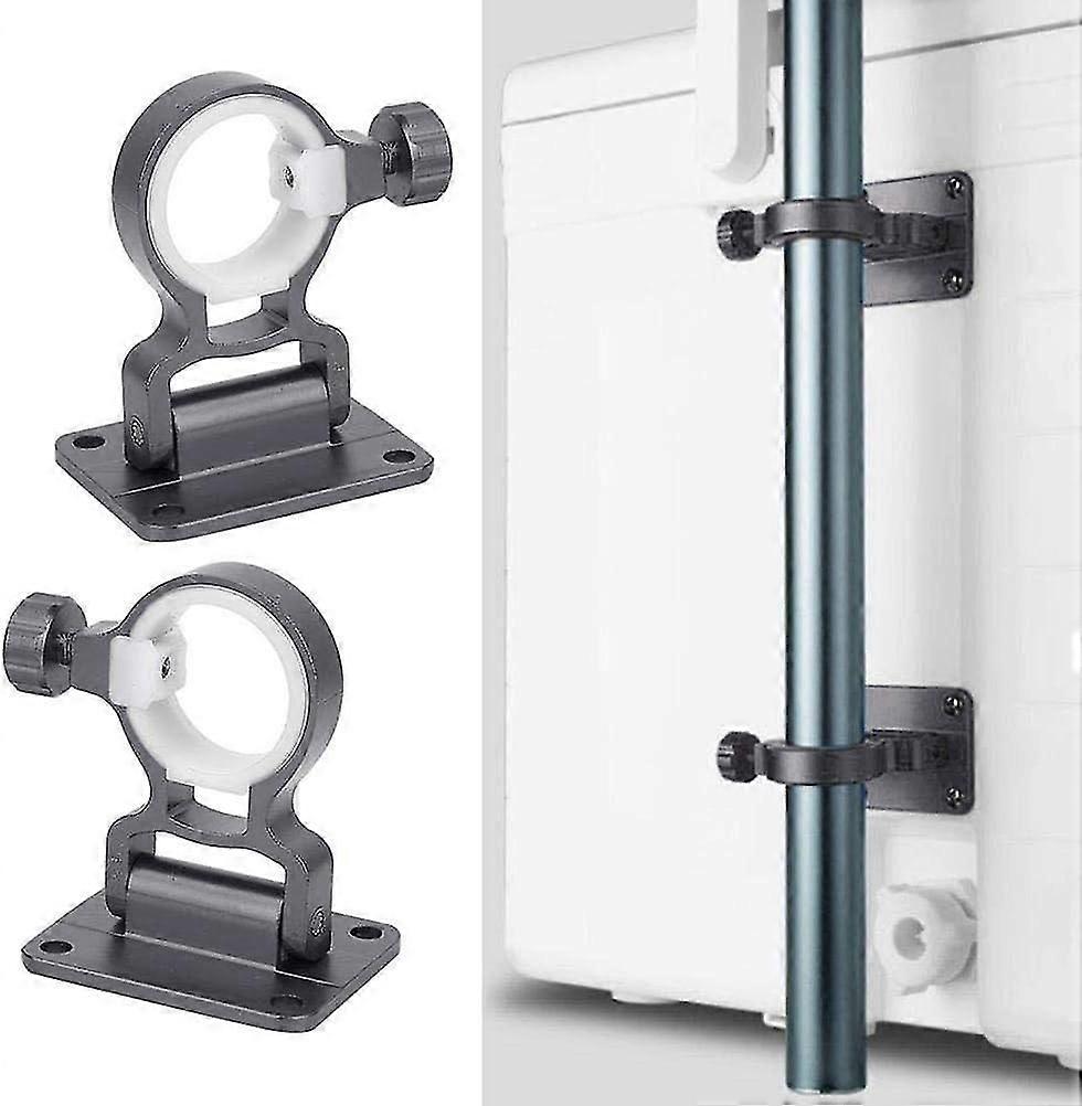 Set Of 2 Parasol Bases - Wall Mounted - Balcony - Removable - Base Support