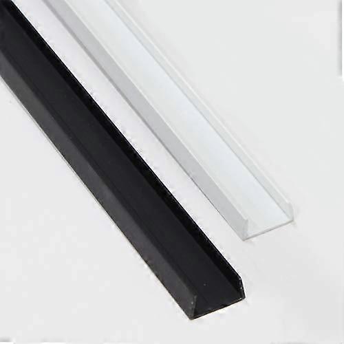 Slatwall Edge Trim White 4ft Protector for Panels, Clean Finished Look, Easy to Trim