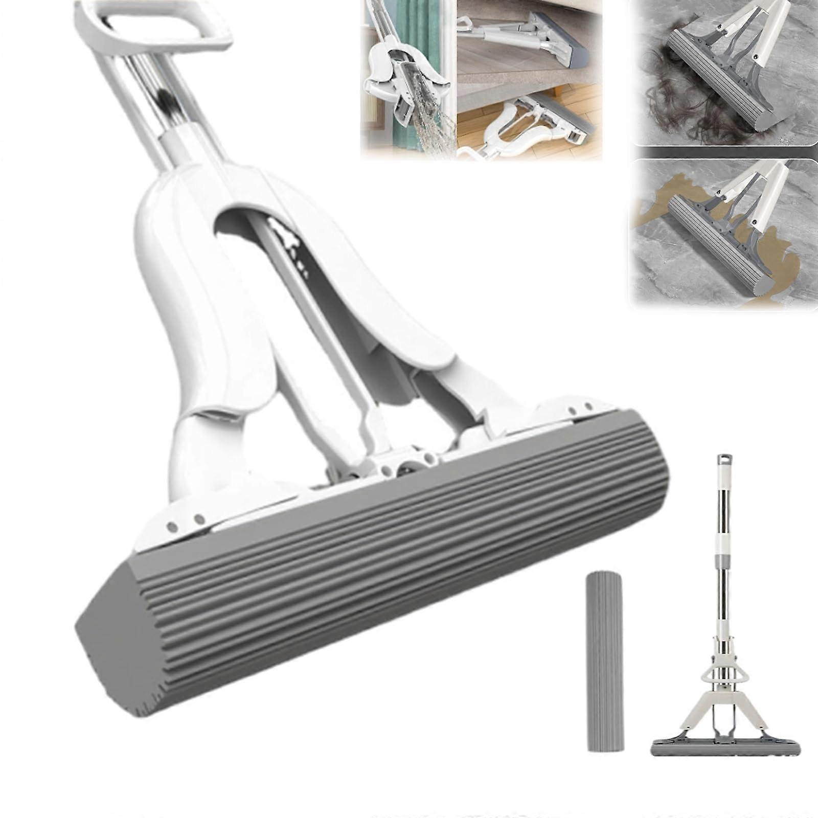 Mini Mop with SelfSqueeze Collodion Head for Kitchen Counters and Quick Spill Cleanup