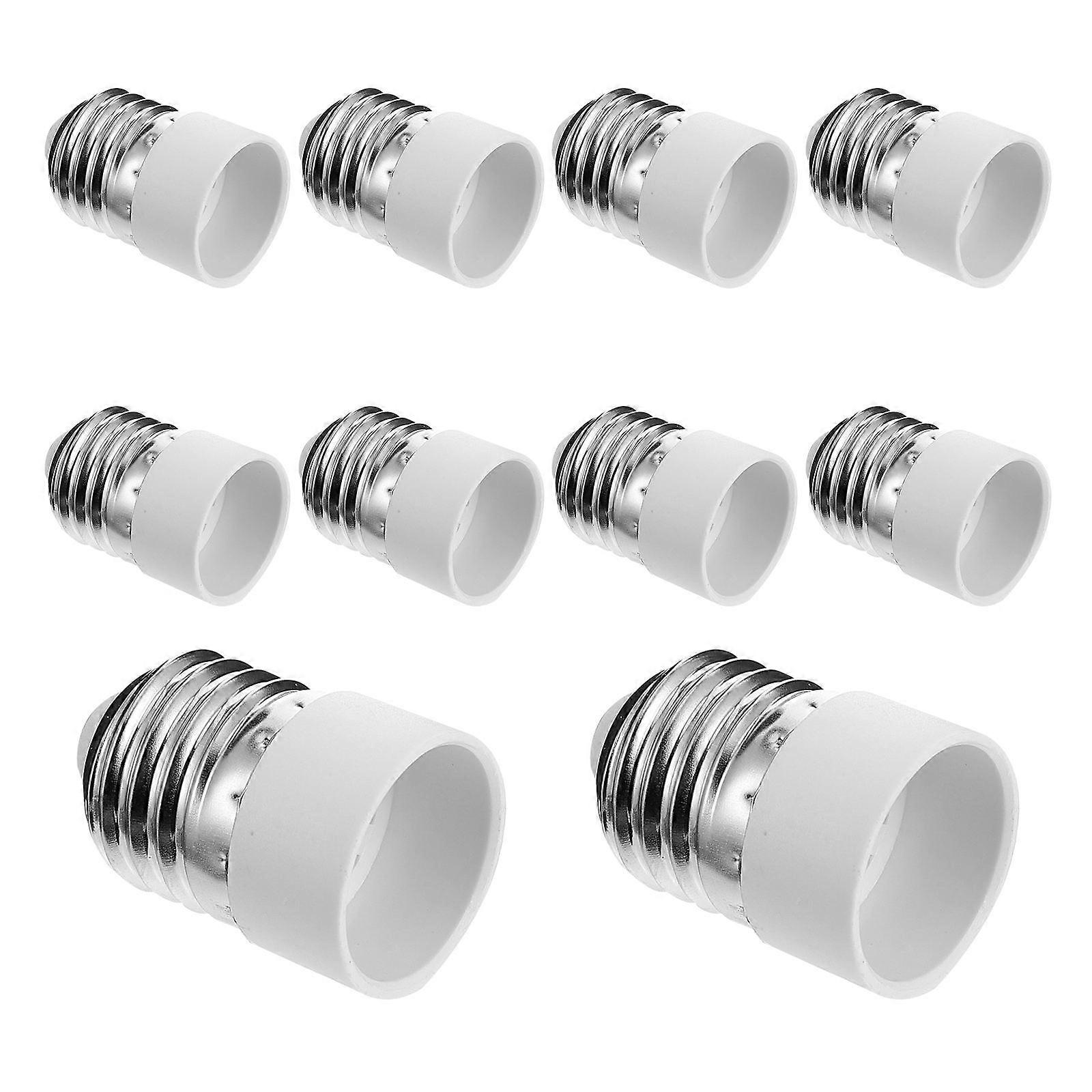 Outlet Adapter Conversion Lamp Holder for Light 10Pcs Screw Socket