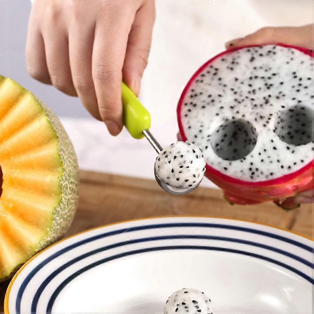 Fruit Carving Tool Kitchen Gadget Stainless Steel Melon Ball Diggers 1Set
