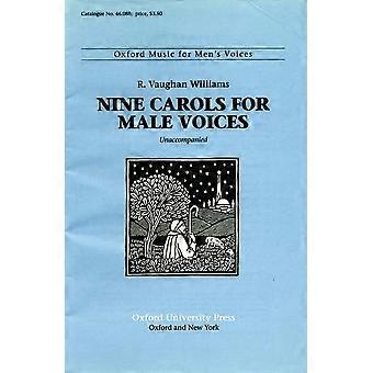 Nueve villancicos para voces masculinas: partitura Vocal