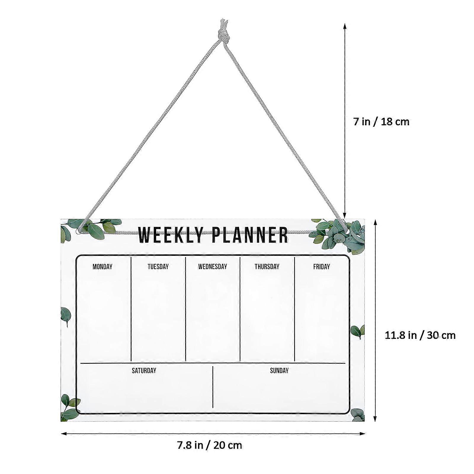 Acrylic Memo Board for Home 1Set Clear Message Writing Board