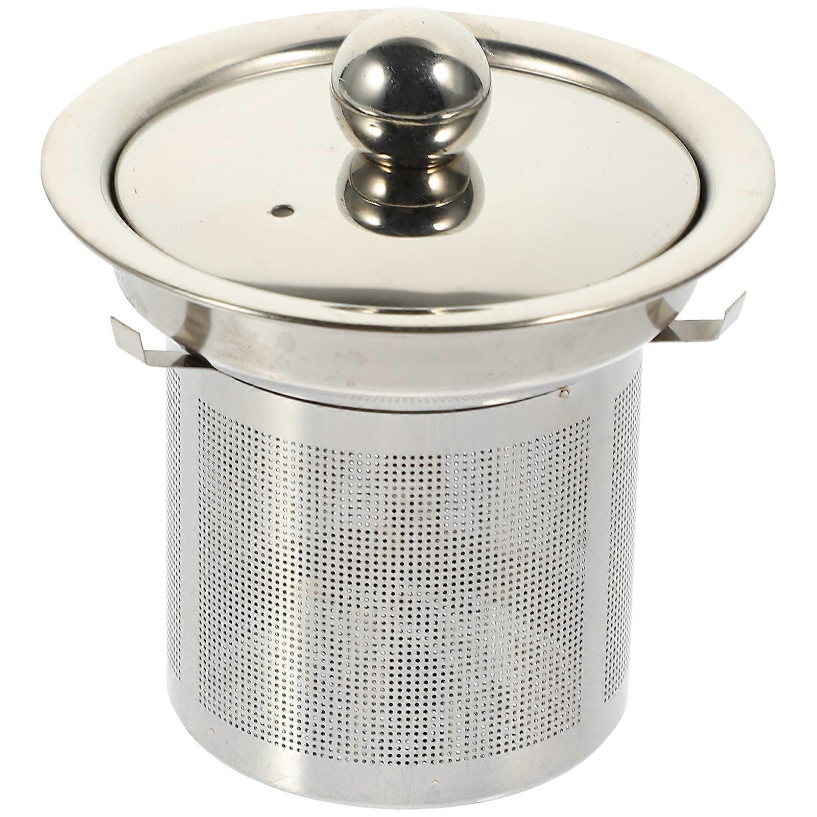 Silver Stainless Tea Strainer Insert for Home Use Practical Tea Filter