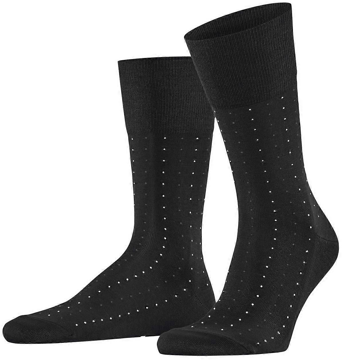 Falke Tiago Dotted Line Socks - Black